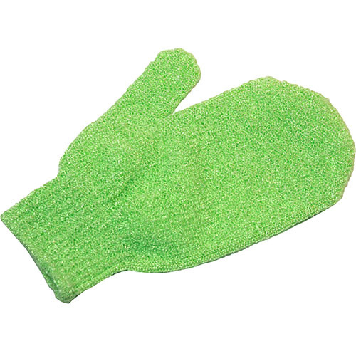 фото Синтетическая рукавица для пилинга суши веник