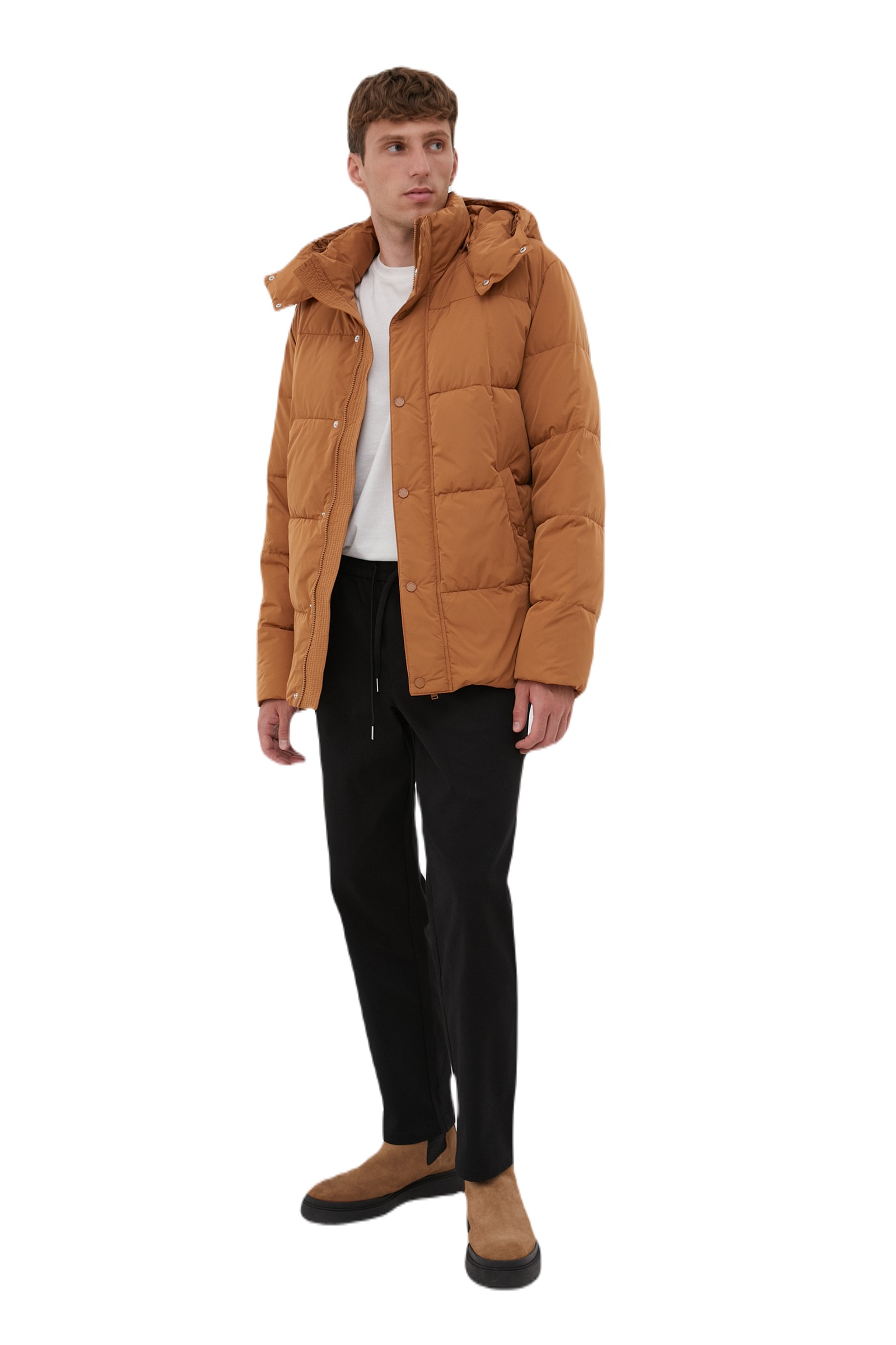 

Куртка мужская Finn Flare FAC21004 коричневая XL, Коричневый, FAC21004