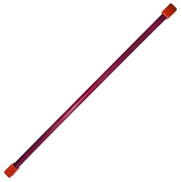 фото Гимнастическая палка (бодибар), арт.mr-b07, вес 7кг, дл. 110 см, стальная труба, бордовый nobrand
