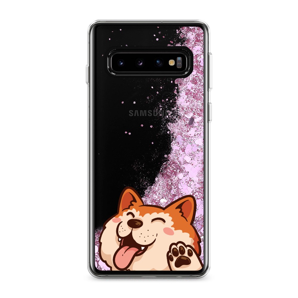 

Чехол Awog на Samsung Galaxy S10 "Акита-ину машет", Разноцветный, 27094-1