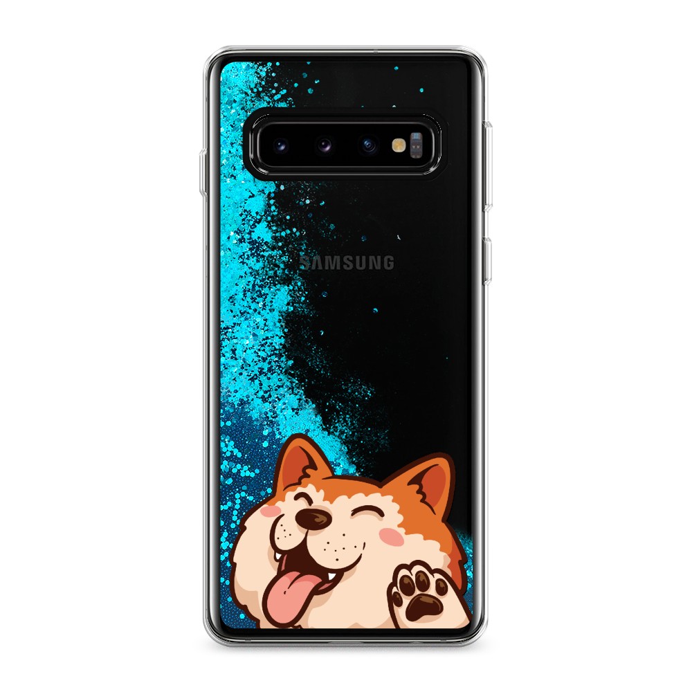 

Чехол Awog на Samsung Galaxy S10 "Акита-ину машет", Разноцветный, 27093-1