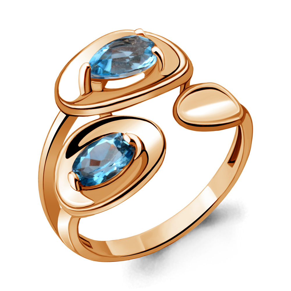 

Кольцо из серебра с топазом р.  Aquamarine 6918705_925_з, 6918705_925_з