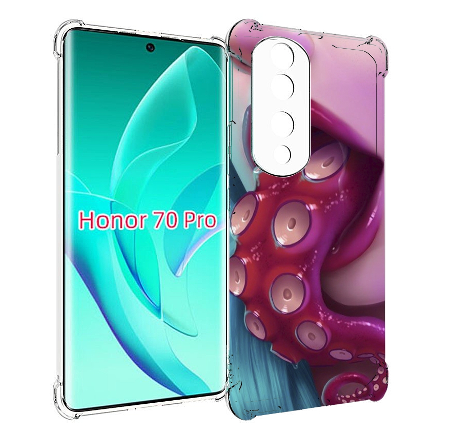 

Чехол MyPads девушка с щупальцой женский для Honor 70 Pro / 70 Pro Plus, Прозрачный, Tocco