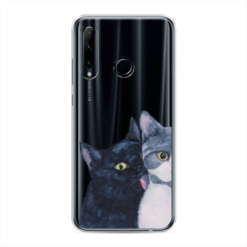 

Чехол Awog на Honor 20e "Кошачья любовь", Разноцветный, 6104150-1