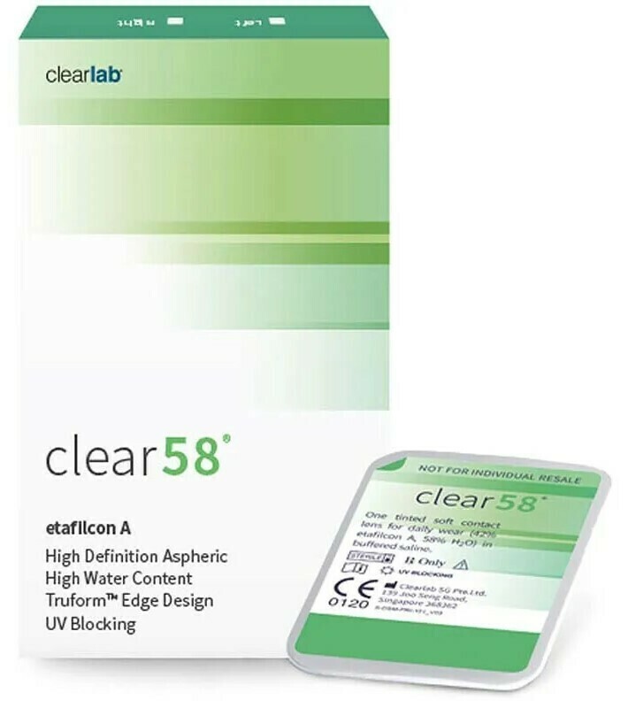 Купить Контактные линзы ClearLab Clear 58 6 линз R 8.7 +2, 25