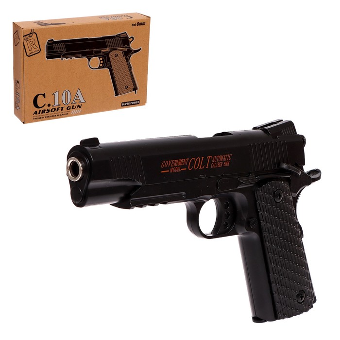 

Пистолет Colt 1911 Classic, металлический, Черный