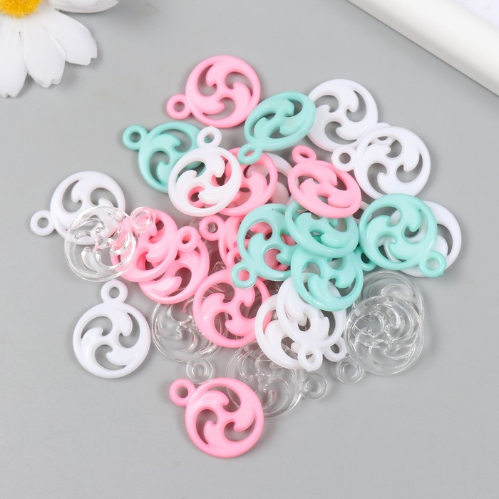 

Декор для творчества Арт Узор пластик Знак набор 25 гр 0,3х2х3,6 см, 2шт., Разноцветный