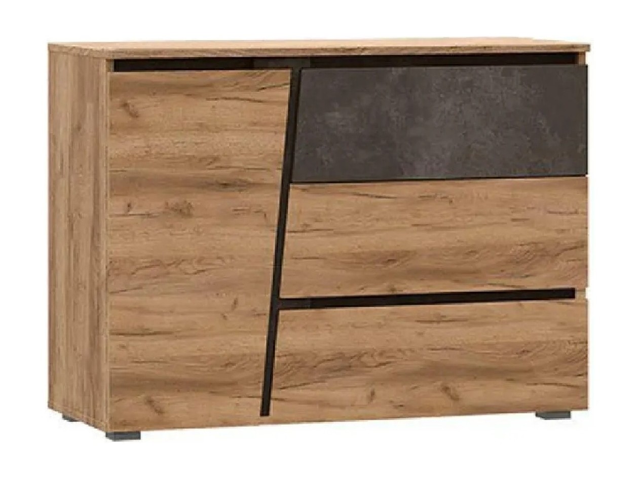 

Соренто спальня Комод (Дуб крафт / Бетон темный)