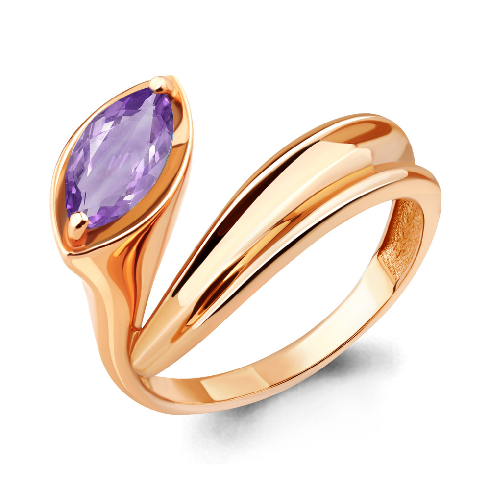 

Кольцо из серебра с аметистом р.  Aquamarine 6918604_925_з, 6918604_925_з