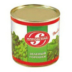 

Горошек зеленый Кировский 400 г