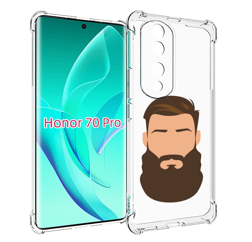 

Чехол MyPads густая-борода для Honor 70 Pro / 70 Pro Plus, Прозрачный, Tocco