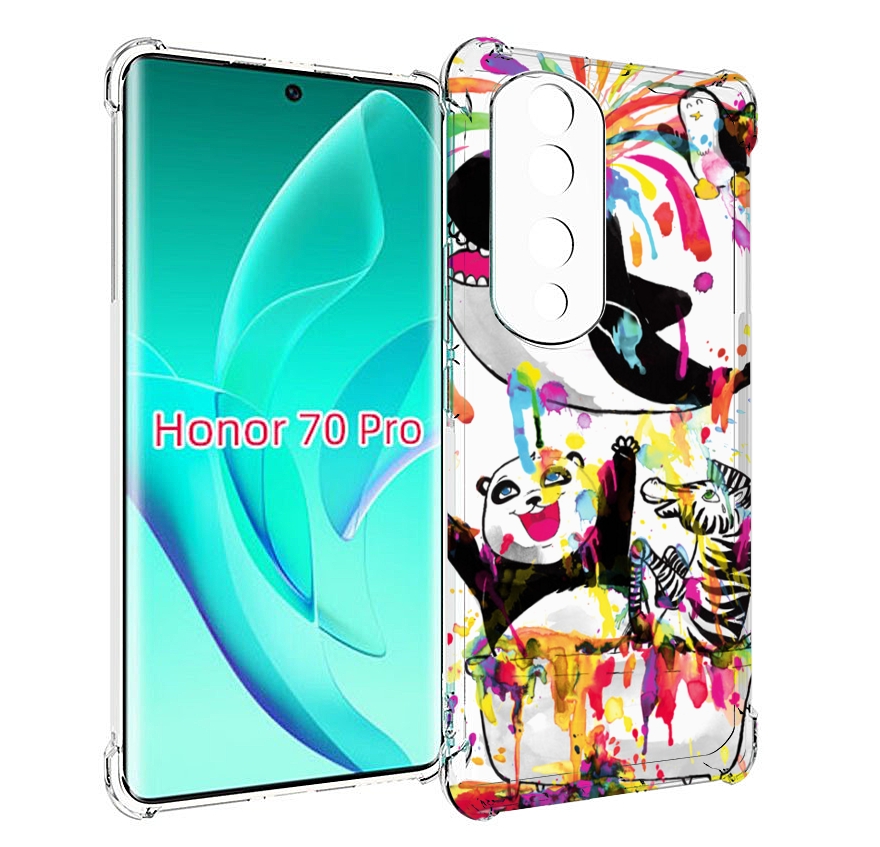

Чехол MyPads Хиппи кит для Honor 70 Pro / 70 Pro Plus, Прозрачный, Tocco