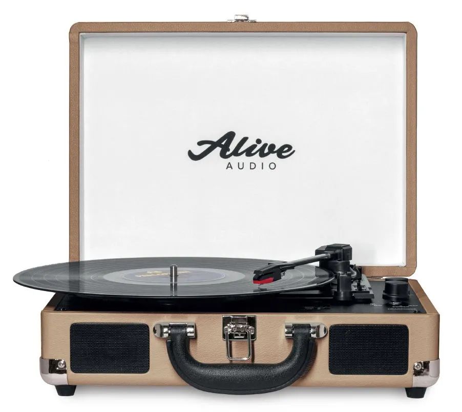 

Виниловый проигрыватель Alive Audio GLAM Latte c Bluetooth, Бежевый, GLAM Latte