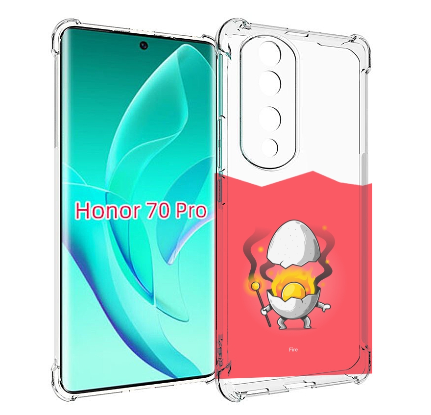

Чехол MyPads горелое яйцо для Honor 70 Pro / 70 Pro Plus, Прозрачный, Tocco