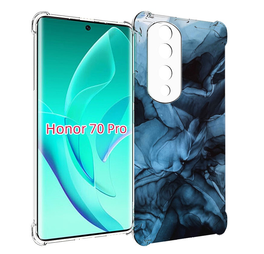 

Чехол MyPads голубой дымок для Honor 70 Pro / 70 Pro Plus, Прозрачный, Tocco