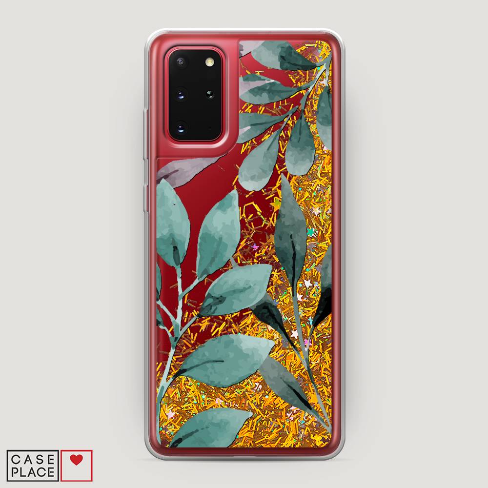 

Чехол Awog на Samsung Galaxy S20 + "Листы цветов", Зеленый;прозрачный, 29390-1