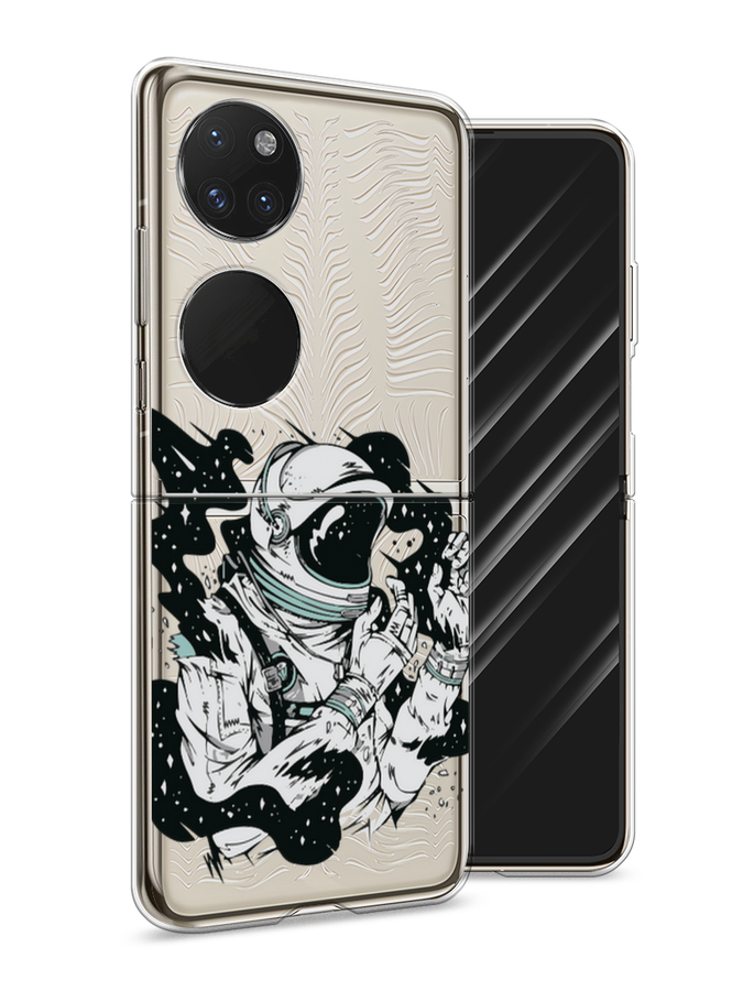 

Чехол Awog на Huawei P50 pocket "Космонавт арт", Черный;белый;прозрачный, 6107450-7
