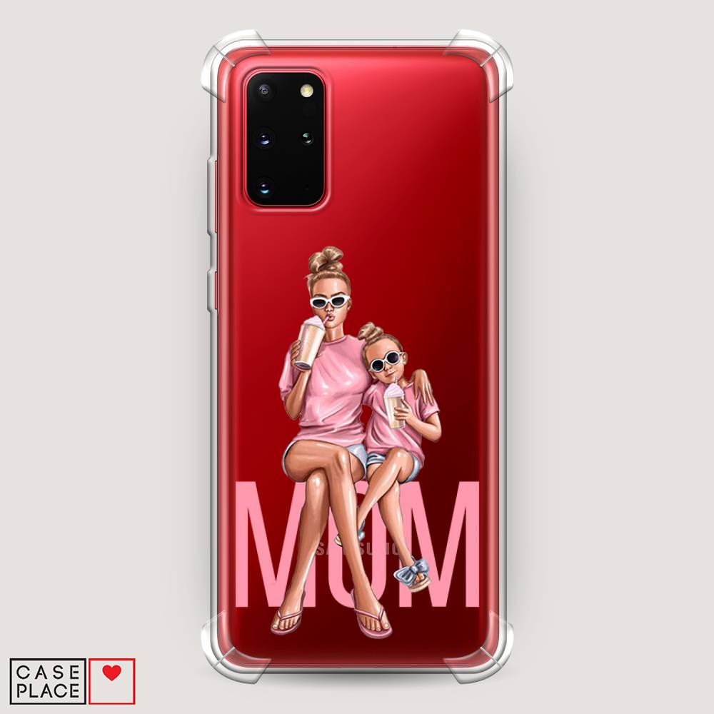 

Чехол Awog на Samsung Galaxy S20 + "Lovely mom", Синий;бежевый;розовый, 29351-1