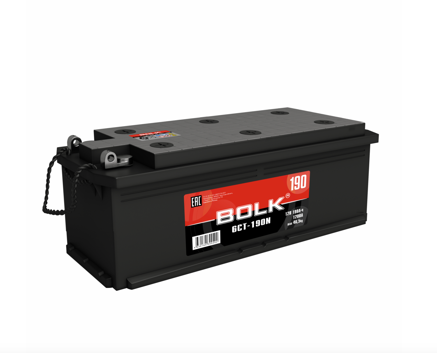 BOLK Аккумулятор BOLK Standart 190 А/ч L+ 514x218x210 EN1 200 А