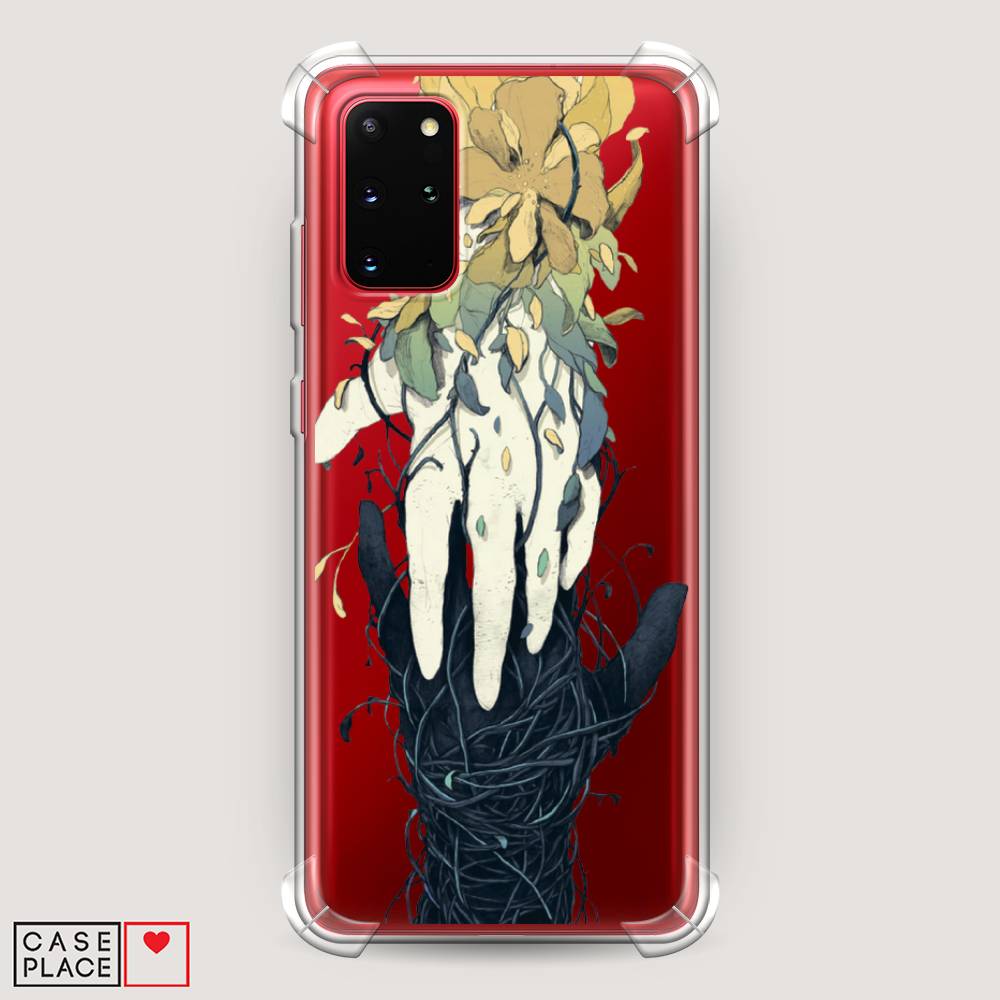 

Чехол Awog на Samsung Galaxy S20 + "Сплетения рук", Зеленый, 29351-1