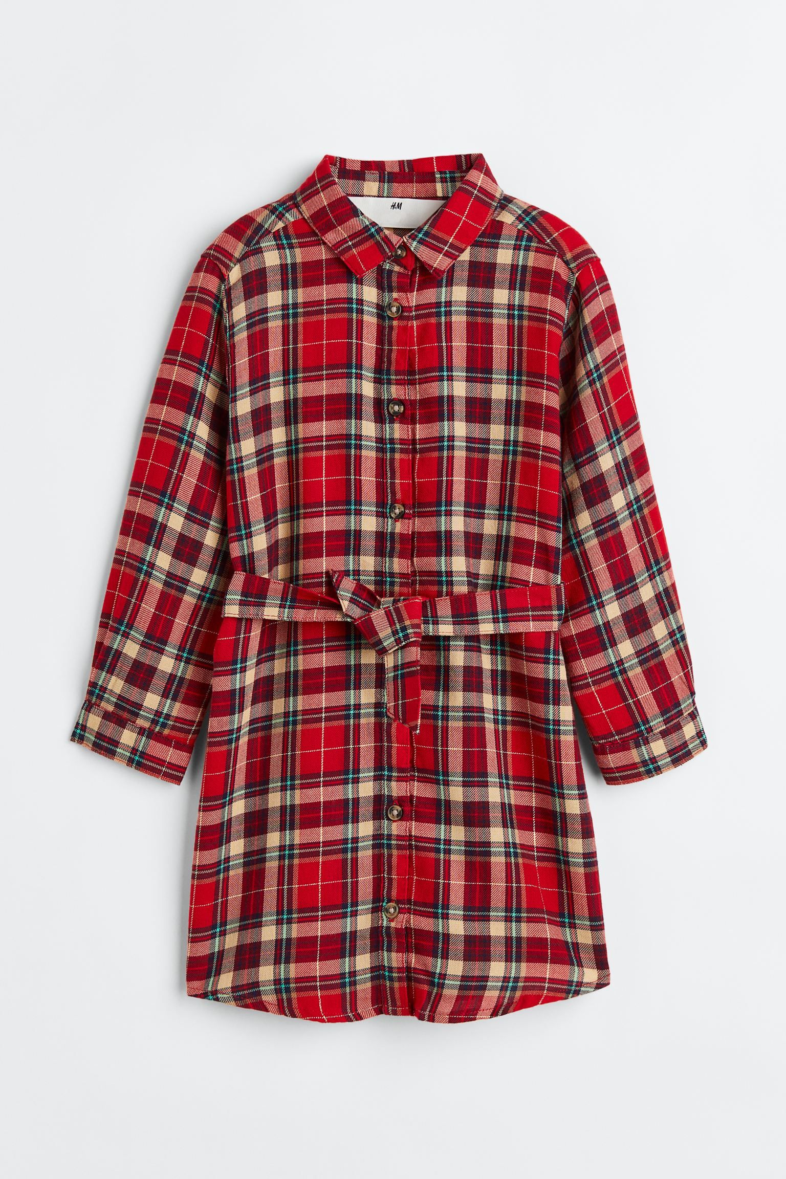 

Платье H&M для девочек, красный, размер 134, 925873019, 925873019