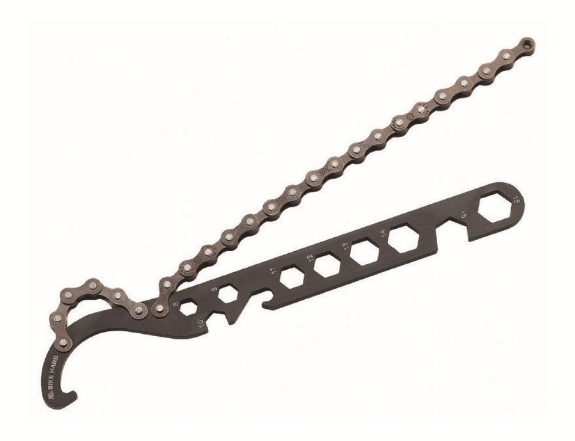 

Ключ-семейка для BMX Bike Hand YC-500A-BMX с открывалкой бутылок и съёмником стопорного ко, Черный, YC-500A-BMX