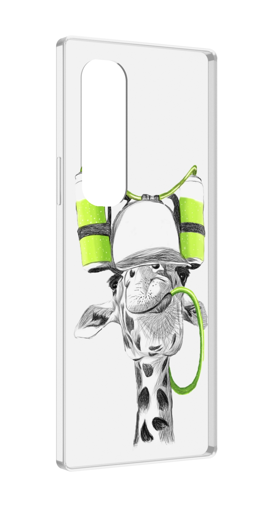 

Чехол MyPads Жираф для Samsung Galaxy Z Fold 4 (SM-F936), Прозрачный, Tocco