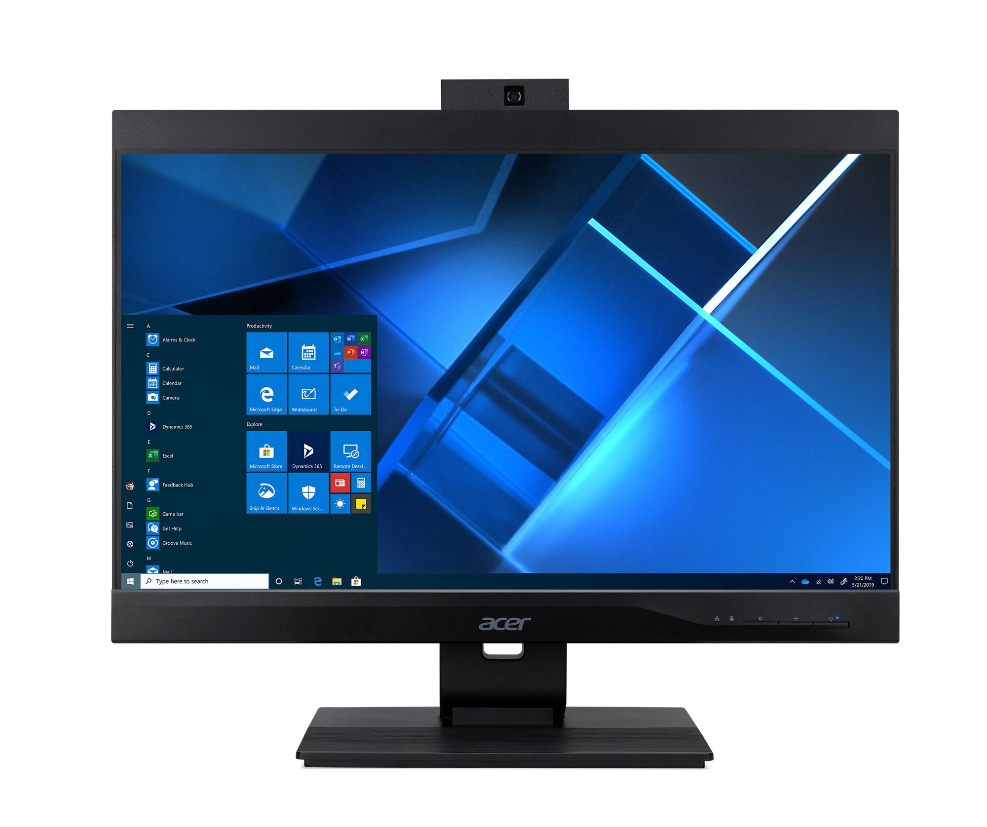 фото Моноблок acer veriton z4870g black (dq.vtqer.01c)