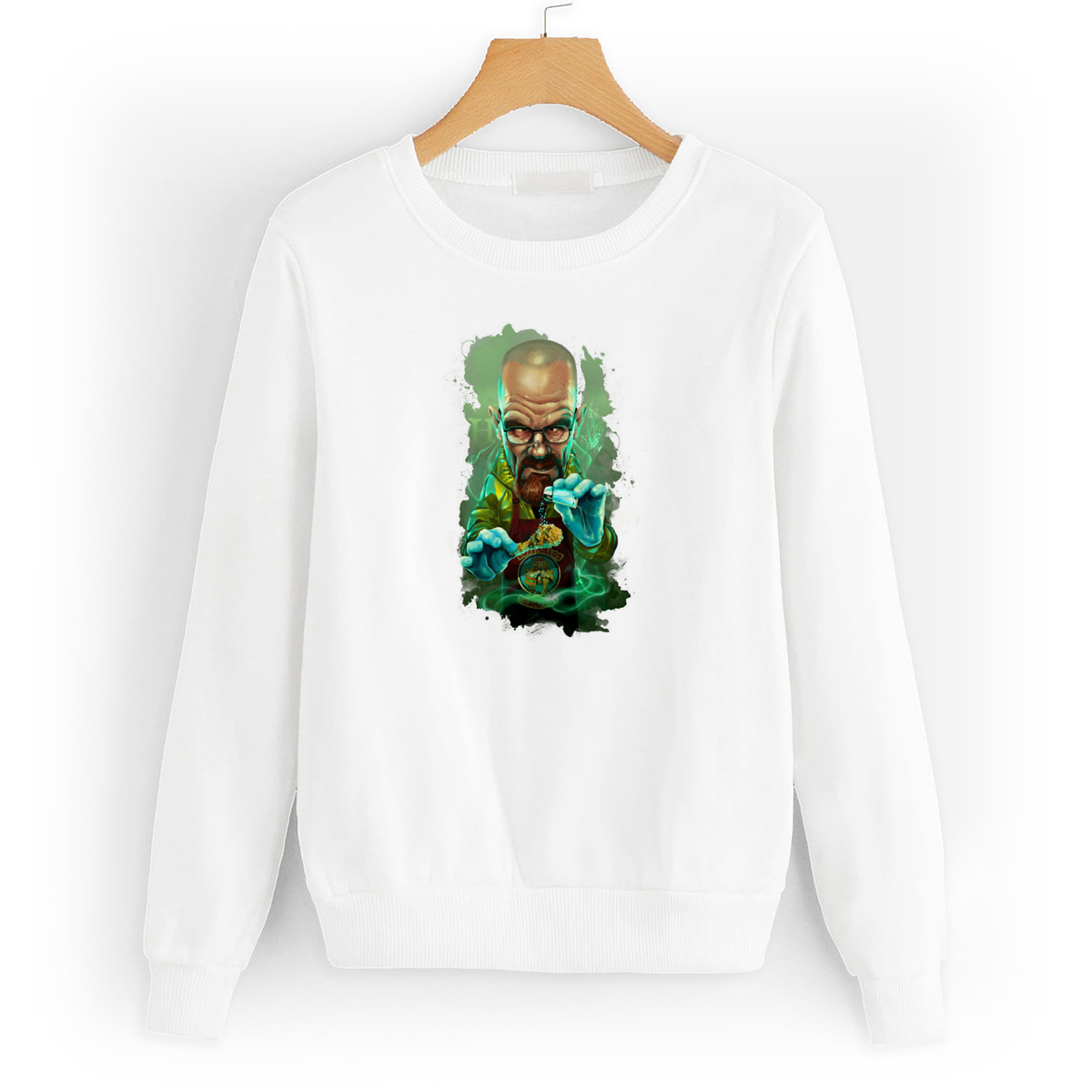 

Свитшот белый CoolPodarok Графика. Хайзенберг2 Во все тяжкие, 8W015560