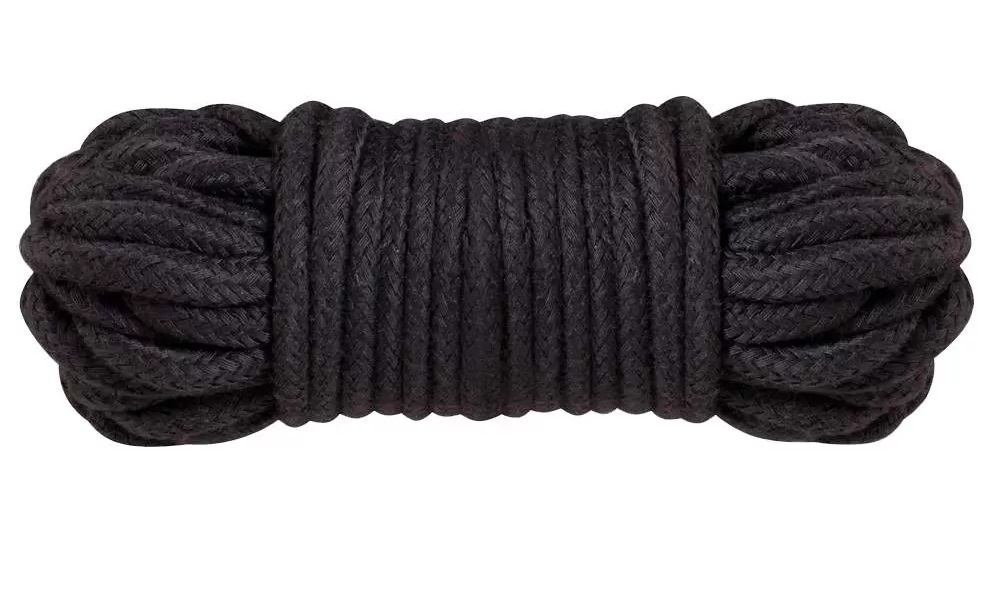 Веревка для шибари BDSM Rope 30 м California Exotic Novelties черная