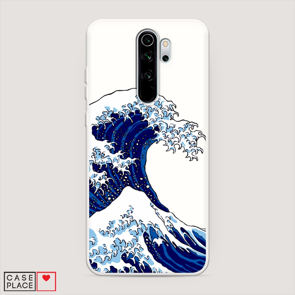 

Матовый силиконовый чехол "Волна в Канагаве" на Xiaomi Redmi Note 8 Pro
