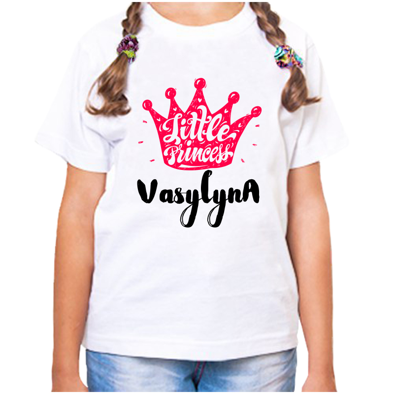 

Футболка девочке белая 22 р-р little princess василина, Белый, fdd_little_princess_Vasilina