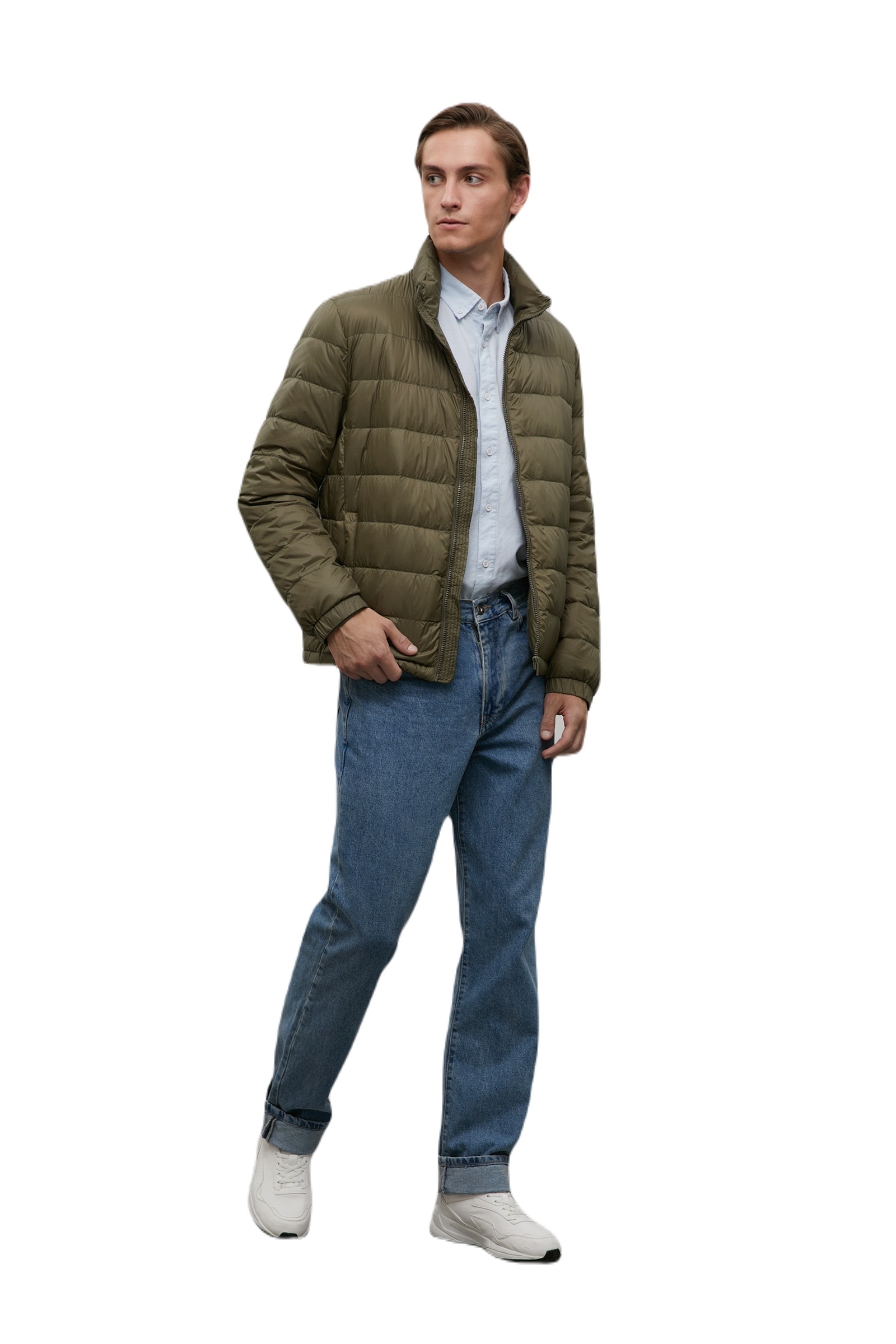 

Куртка мужская Finn Flare BAS-20052 зеленая 2XL, Зеленый, BAS-20052