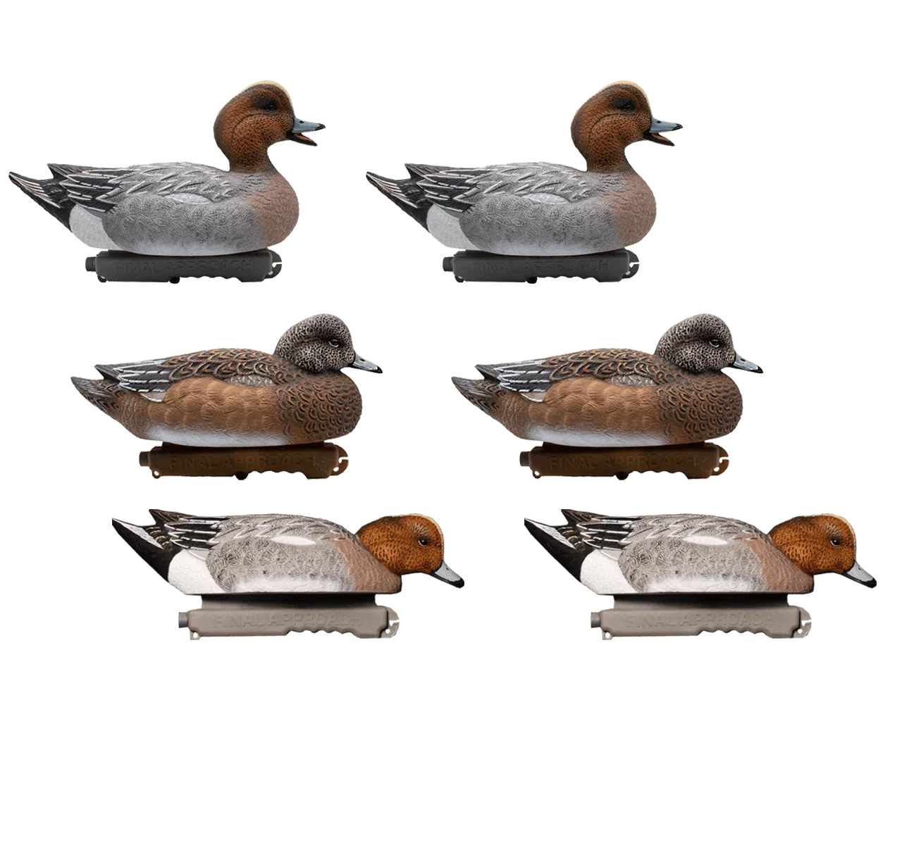 Комплект чучел уток Свиязь Final Approach Live 6шт.