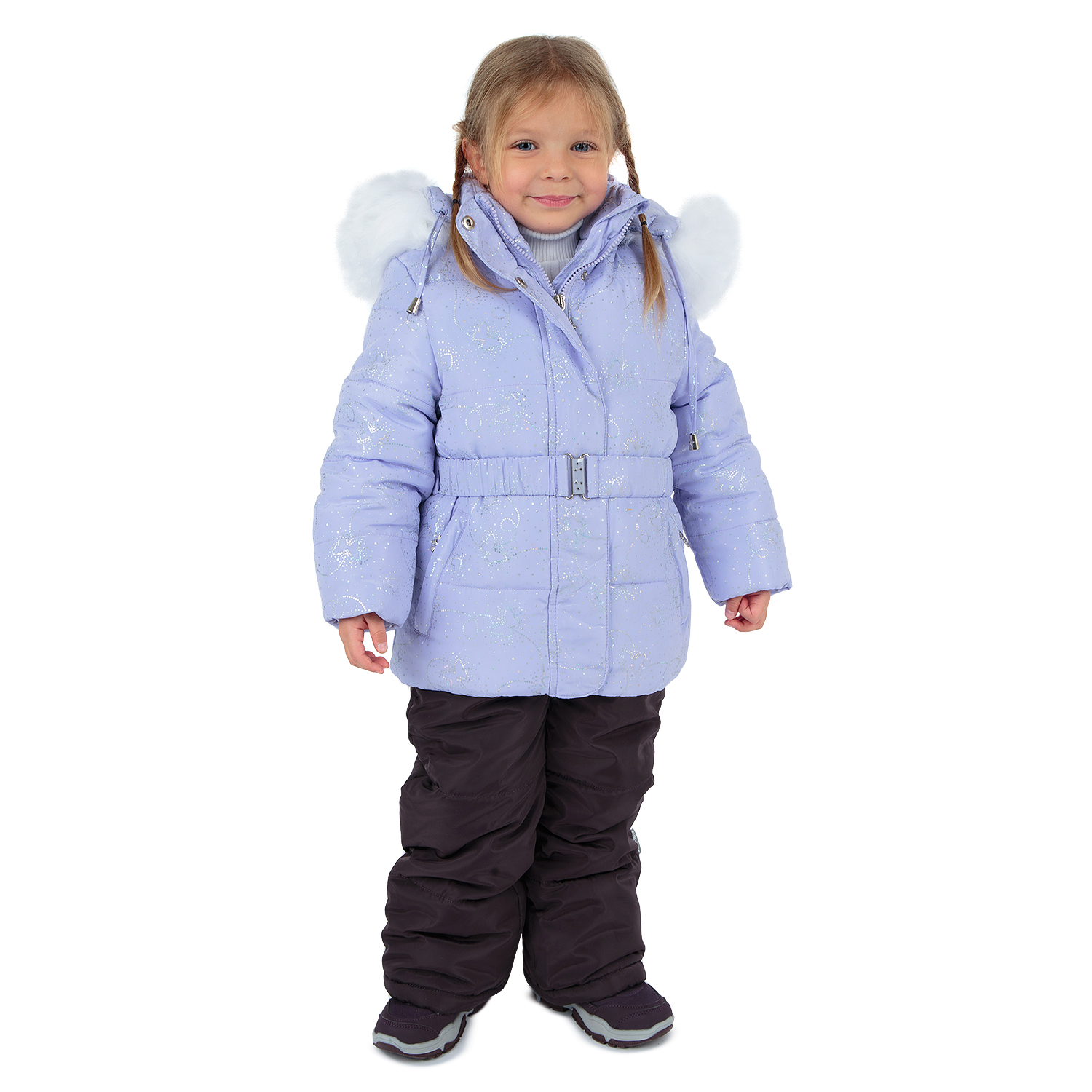 

Комплект верхней одежды Fun Time DS202-g3-1-234 фиолетовый р.98, DS202-g3-1-234
