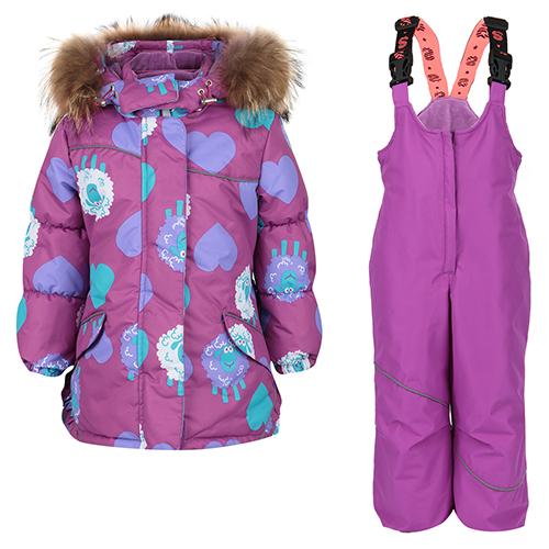 

Комплект верхней одежды Stella'S Kids М-458/3 фиолетовый р.86, М-458/3