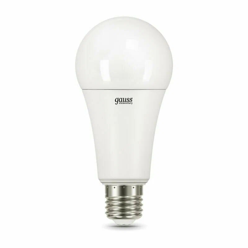 

Лампа светодиодная E27 A67 25W (200W) 220V холодный GAUSS