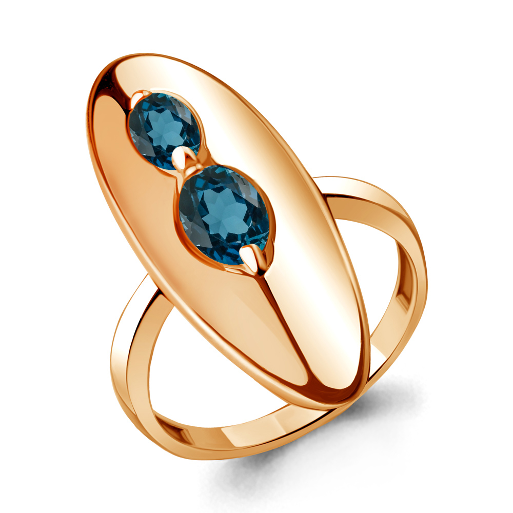 

Кольцо из серебра с топазом р.  Aquamarine 6918508_925_з, 6918508_925_з