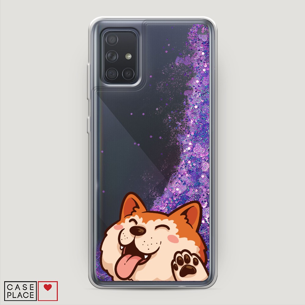

Чехол Awog на Samsung Galaxy A71 4G "Акита-ину машет", Разноцветный, 29092-1