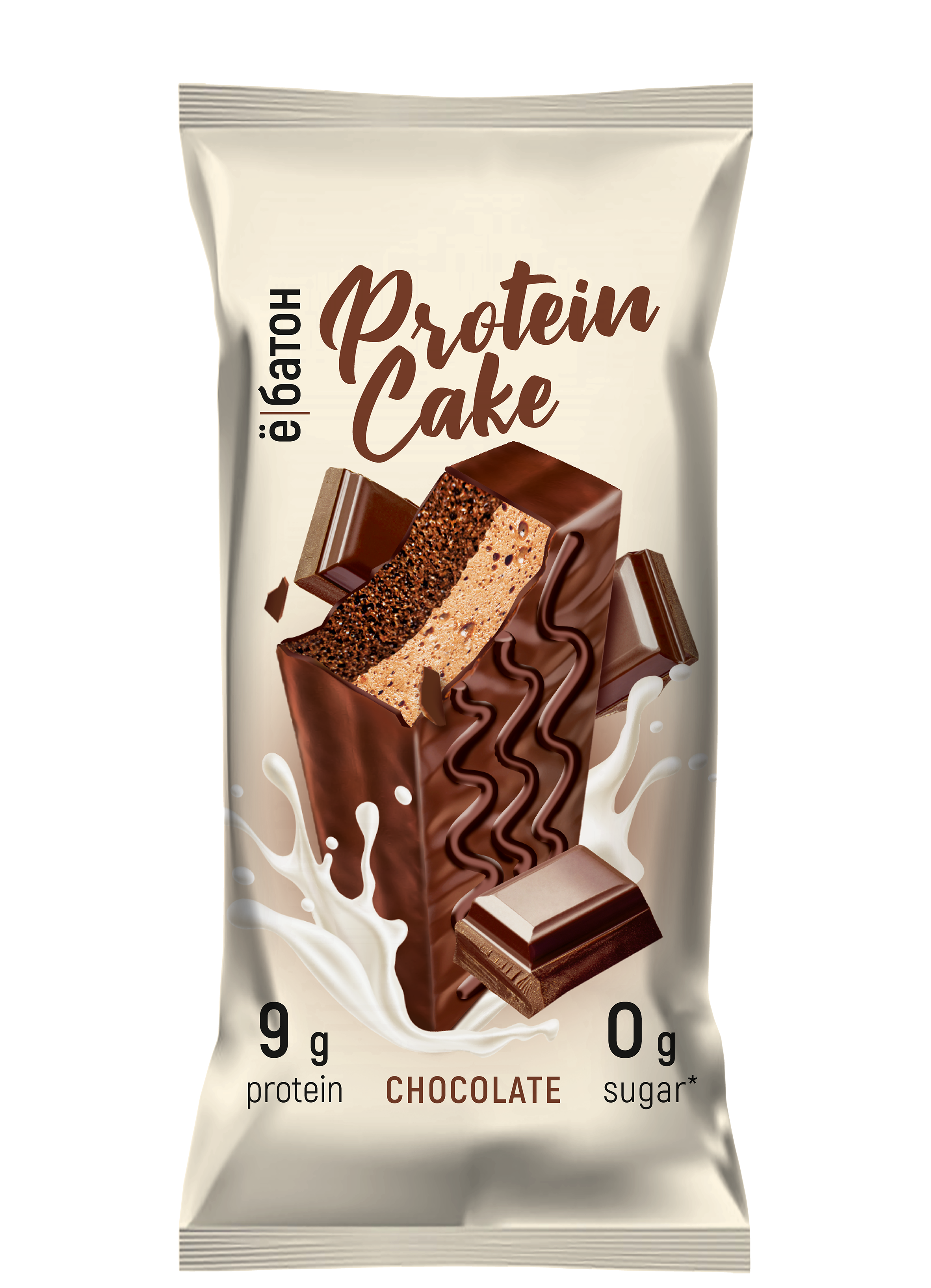 

Протеиновое пирожное Ё|батон Protein Cake 50 г шоколад 3 шт., Protein Cake