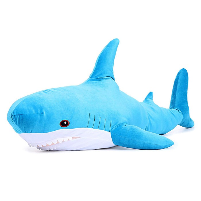 фото Мягкая игрушка блохэй акула 98 см, в ассортименте fancy