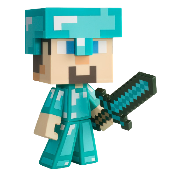 

Фигурка Майнкрафт Jinx Стив в Алмазной броне Diamond Steve Minecraft 16 см 100206