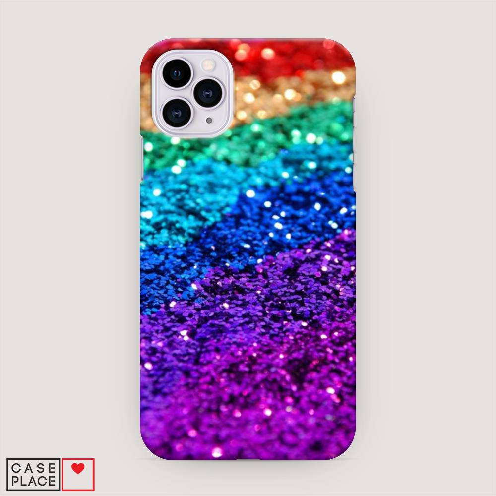 

Пластиковый чехол "Блестящая радуга рисунок" на Apple iPhone 11 Pro, 12320-2