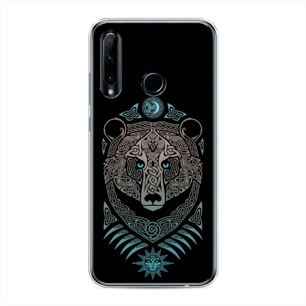 

Чехол Awog на Honor 20e "Кельтский медведь", Разноцветный, 6104150-2
