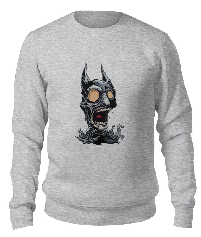 

Свитшот унисекс Printio Бэтмен зомби (batman zombie) серый M, Бэтмен зомби (batman zombie)