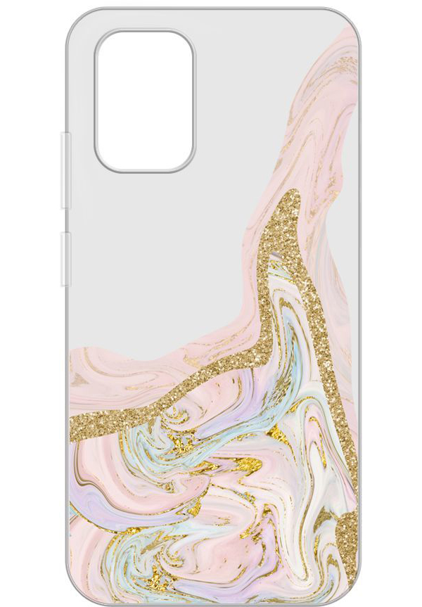 

Чехол (клип-кейс) GRESSO Air, для Xiaomi Redmi Note 10/10S, прозрачный/розовый, Air