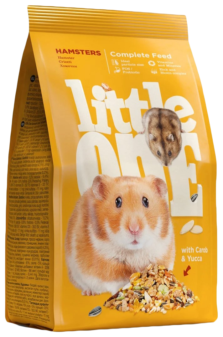 фото Сухой корм для хомяков little one hamsters, 10 шт по 400 г