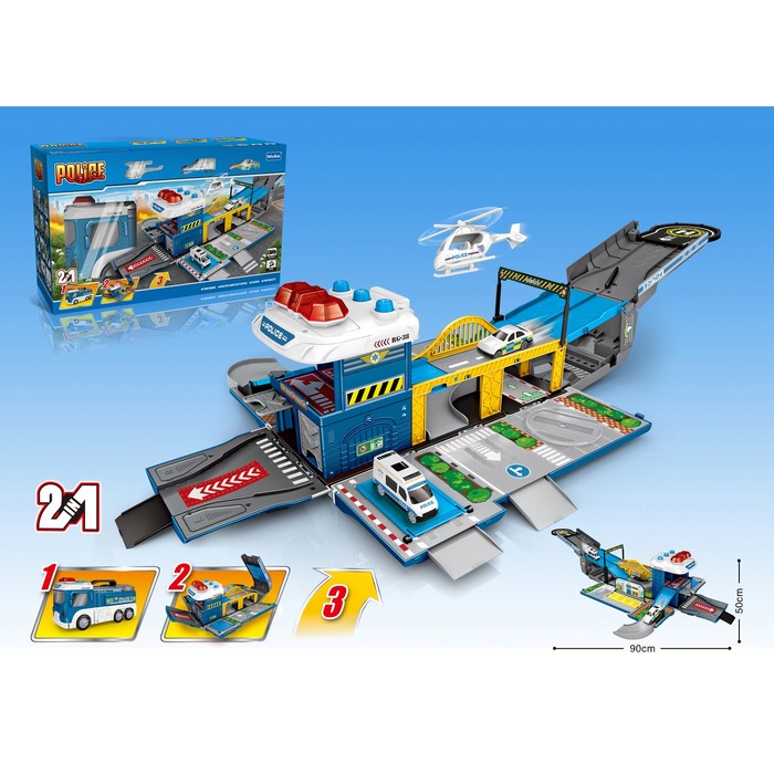 

Парковка «Полицейская часть», свет и звук, Разноцветный