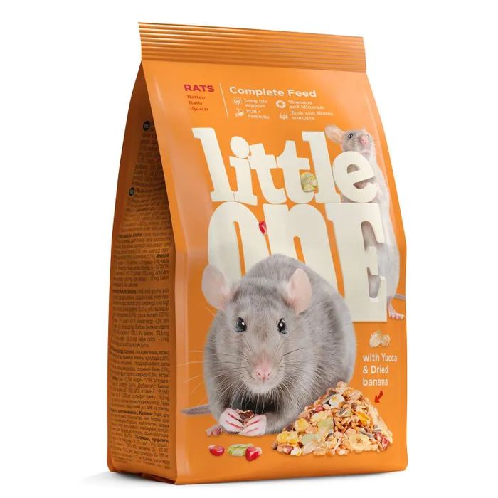 

Сухой корм для крыс LITTLE ONE RATS, 6 шт по 900 г