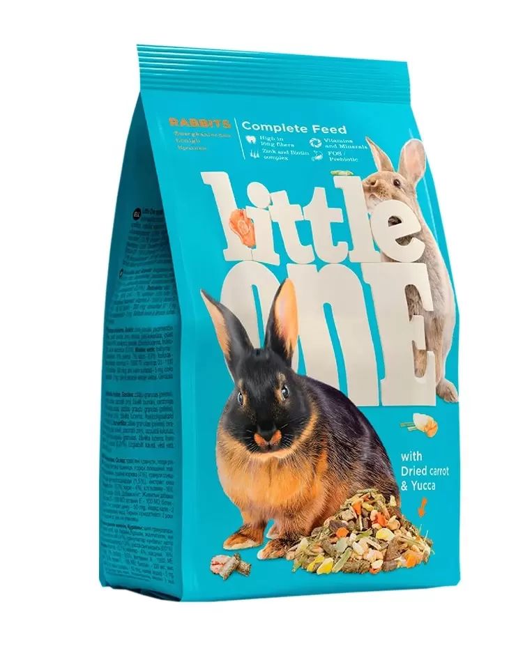 Сухой корм для кроликов LITTLE ONE RABBITS, 6 шт по 900 г